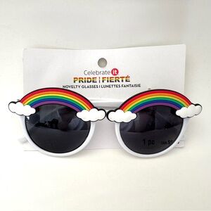 Novelty PRIDE Rainbow Sunglasses, Adult Size
